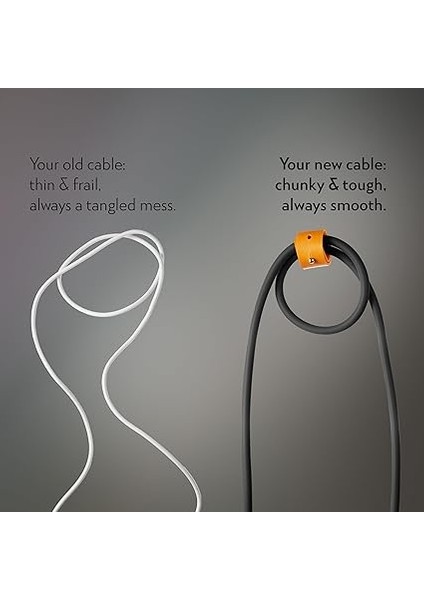 Bariyer USB C Tipi Kablo Yıldırımla Uyumlu - Geliştirilmiş Dayanıklılık ve Estetik, iPhone Için Hızlı Şarj Kablosu - Usb-C 2.0 (Obsidian Siyah, 3 Feet) fırsatları
