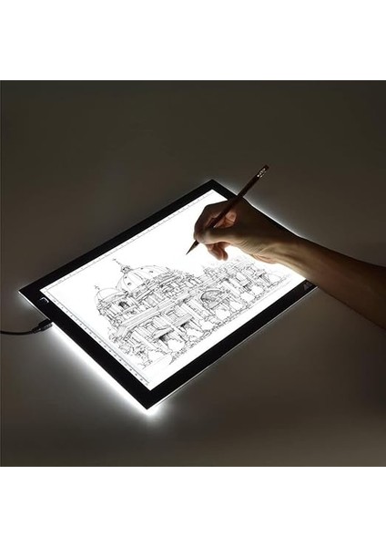 LED Işıklı A4 Boy Çizim Kopyalama Eskiz Çizim Ultra Ince Animasyon Portre Çizim Tableti modelleri