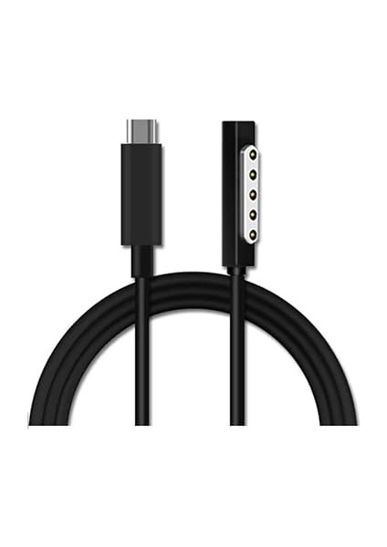 Surface Pro 3-4-5-6-7-8 Uyumlu Type-C Pd Manyetik Şarj Kablosu 150 cm - AL4145