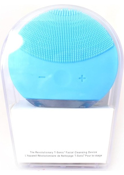 Temizleme Cihazı Titreşimli Masaj Aleti Makyaj Temizleyici Mavi