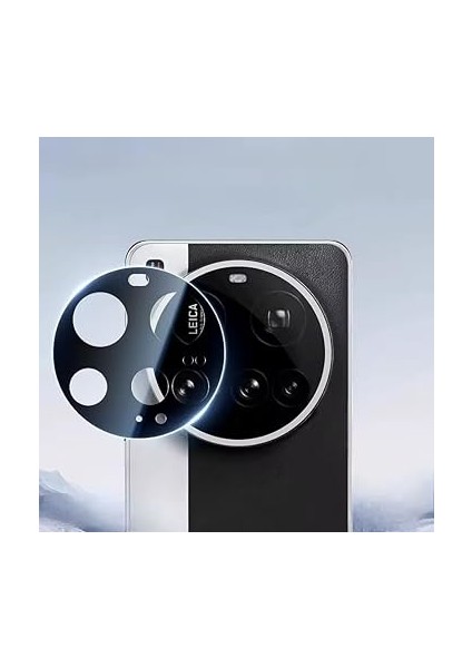 Xiaomi Mi 15 Ultra Ile Uyumlu Temperli Cam Sert Siyah Kamera Koruyucu modelleri