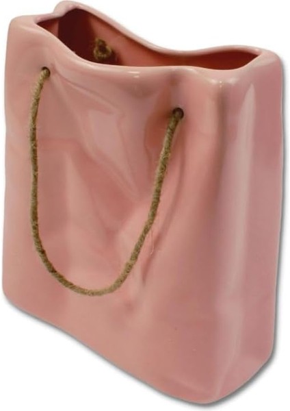 Studıo Dekoratif Seramik Çanta Şeklinde Vazo CB001-WH (Pembe) modelleri