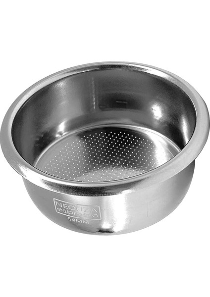 Zeminsiz Kahve Süzgeç Taşıyıcı, 54 Mm, Breville 870/875/878/880 Filtre Sepeti, Paslanmaz Çelik Espresso Makinesi, Ahşap Sap (Süzgeç Sepeti)