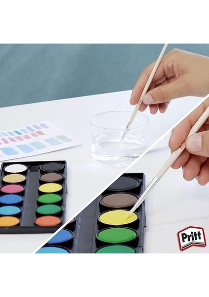 12' Li Suluboya - Büyük Tablet + Fırça Hediyeli fırsatları