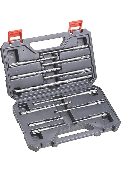 Sds-Plus Darbeli Matkap Seti, 12 Parçalı Taş ve Beton Matkap Seti, Plastik Çanta Içinde fiyatları