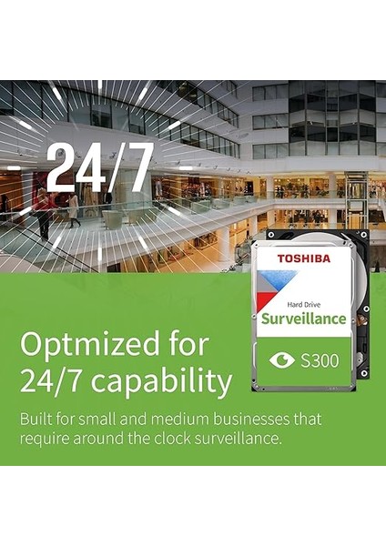 S300 4tb 3.5” Dahili HDD – 256MB Cache, 6gb/s, 5400RPM, Güvenlik ve Gözetim, HDWT840UZSVA fiyatları