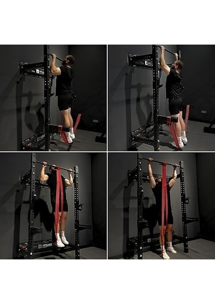 Barfiks Lastiği Barfiks Çekmeye Yardımcı Direnç Lastiği Çekme Destek Bandı Sert Kırmızı Pull Up Assistance Bands indirimleri