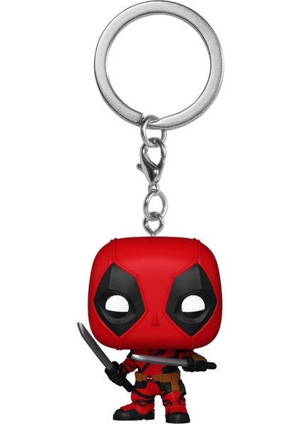 Pop Anahtarlık: Deadpool With Swords Figür
