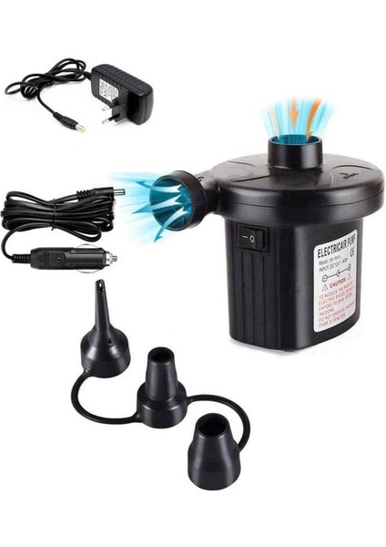 Hava Pompası Şişme Yatak Vakumlu Poşet Hava Kompresörü