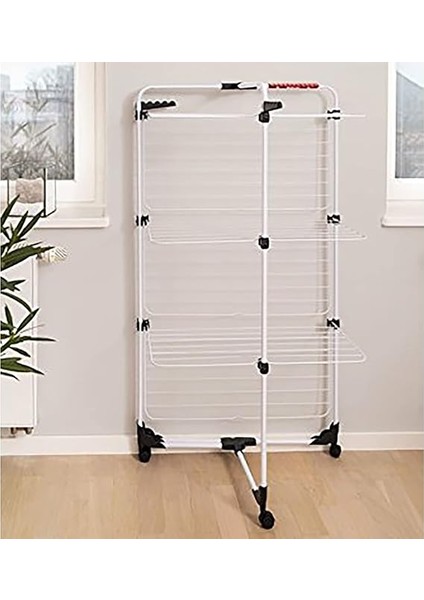 Mixer Çelik Dikey Çamaşır Askılığı, Beyaz, 5 x 71 x 127.5 cm indirimleri