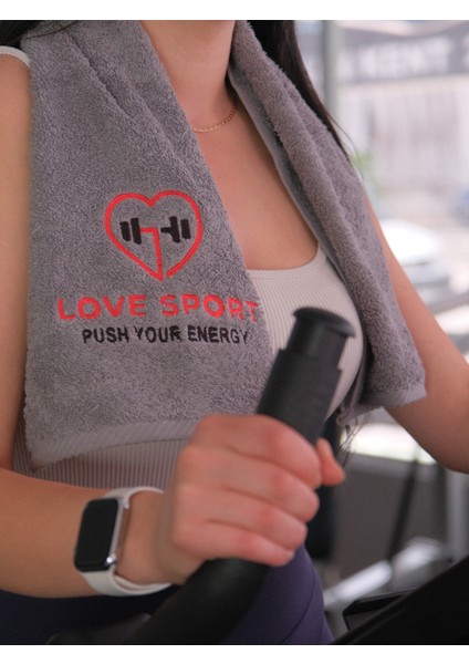 Nakışlı Sporcu Havlusu Pamuklu, Anti Bakteriyel, Ter Emici Fitness Plates Boks Tenis Spor Havlusu fiyatları
