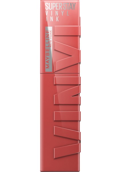 Super Stay Vinyl Ink Uzun Süre Kalıcı Likit Parlak Ruj 15 Peachy + L'oréal Paris Telescopic Maskara - Siyah + Mny Tat. Liner Gel Pencil Mini modelleri