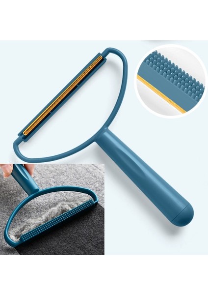 Çift Taraflı Elbise Tiftik ve Tüy Toparlayıcı Yeşil (2818)