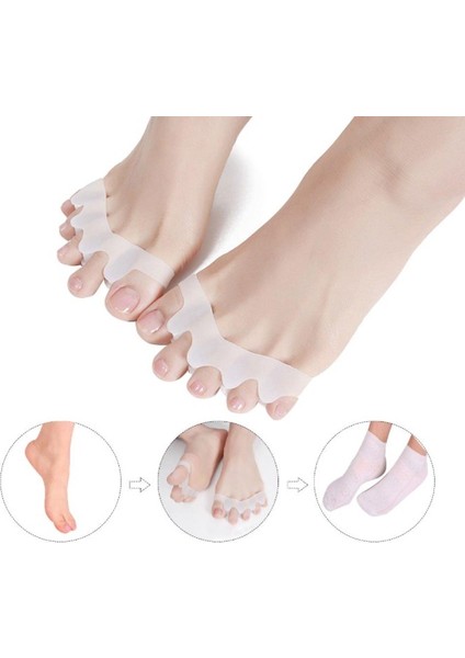 5 Parmak Ayıran Geçmeli Makara Beyaz Renk (2818) fiyatları