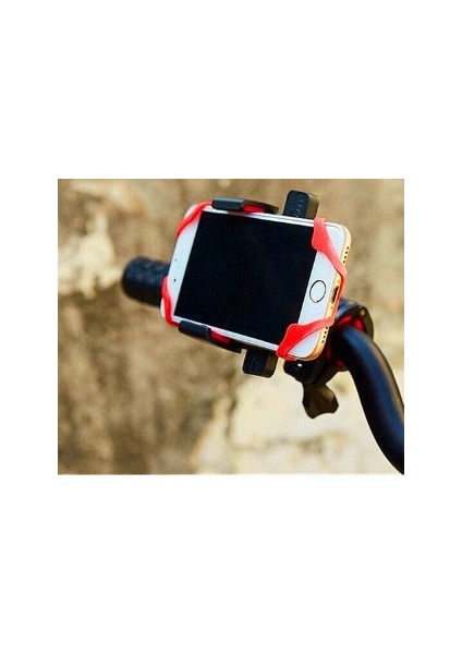 Lastik Destekli Standlı Bisiklet Telefon Tutucu (2818) modelleri