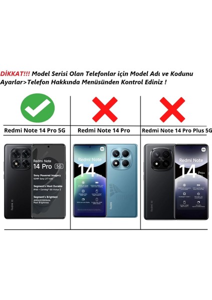 Redmi Note 14 Pro 5g Uyumlu Tank Kılıf Yüzüklü Standlı Extra Darbe Koruma Zırhlı Outdoor Kapak - Kırmızı