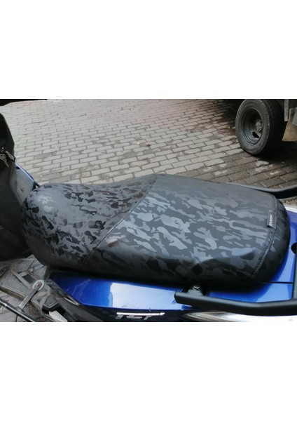 Akdeniz Sele Kaplama Jet 14 125-200 Mat Kamuflaj Lastikli Sele Kılıfı [2017-2023 Model Uyumlu]