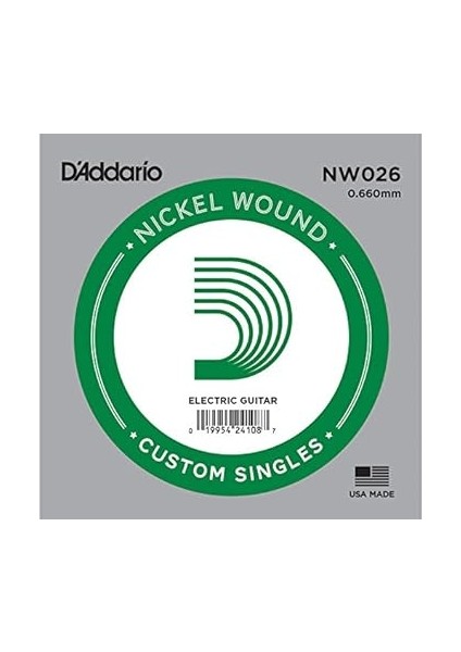 NW026 Elektro ve Akustik Tek Tel, (Re), Nicke fiyatları