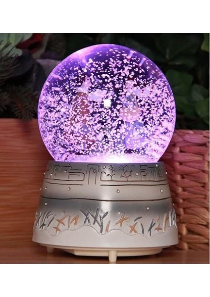 Masalı Gri Sevgili Kar Küresi Otomatik Müzikli &amp; Işıklı (Orta Boy) KUŞKARNM872 fiyatları