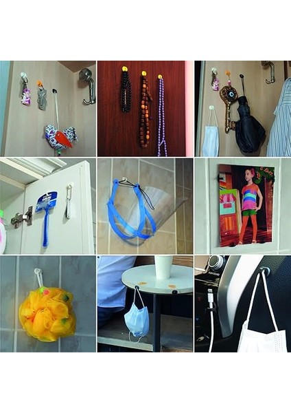 6 Adet Çok Amaçlı Asma Aparatı (Siyah) fiyatları