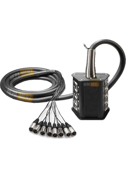 Merz STAGE-8C-10M Hazır Stage Box 8 Kanal