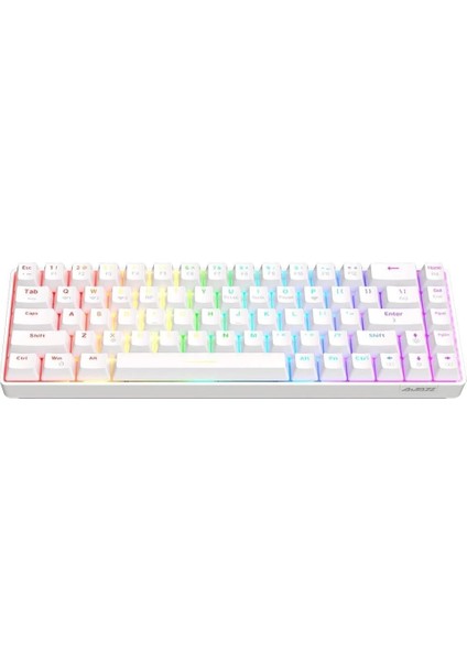 K685T Mekanik 82 Tuşlu Gaming Oyuncu Klavyesi-Rgb-Hot Swappable Beyaz- Brown Switch indirimleri