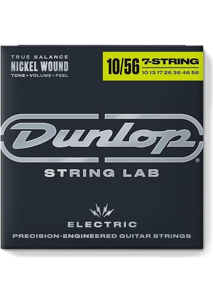 Dunlop DEN1056 Nickel 7 Telli Elektro Gitar Teli (10-56)