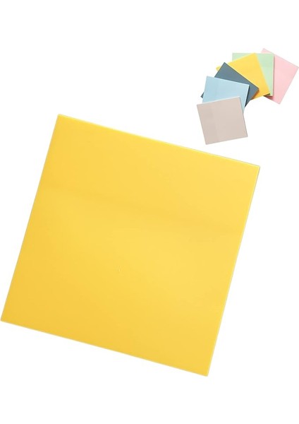 Renkli Yapışkan Post It Kare Not Kağıdı Karenot (Kavun)