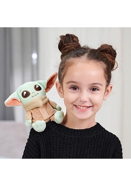 6315870462, Disney Grogu Manyetik Peluş Figürü, Özel Tasarım, Tam Detaylı, Kıyafetler ile Takılabilir, Mıknatıslı, 12 cm indirimleri