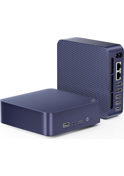 EQ14 Mini Pc, Intel Twin Lake N150 (4c/4t, 3.6ghz'e Kadar), 16GB Ddr4 Ram 500GB Ssd, EQ14 Mini Bilgisayar Desteği 4K Çift HDMI Ekran, Wifi6, Bt5.2, Çift Lan, Nas, Düşük Güç