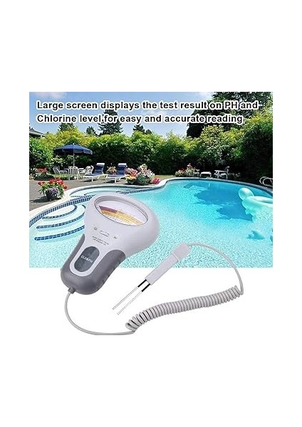 Klor Test Cihazı 2'si 1 Arada Su Klor Kontesi Yüzme Havuzu Klor Ölçüm Aleti Su Klor Ph Test Cihazı Çok Renkli fiyatları