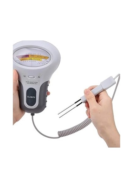 Klor Test Cihazı 2'si 1 Arada Su Klor Kontesi Yüzme Havuzu Klor Ölçüm Aleti Su Klor Ph Test Cihazı Çok Renkli modelleri