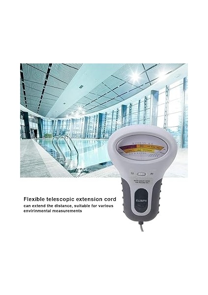 Klor Test Cihazı 2'si 1 Arada Su Klor Kontesi Yüzme Havuzu Klor Ölçüm Aleti Su Klor Ph Test Cihazı Çok Renkli fırsatları