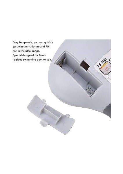 Klor Test Cihazı 2'si 1 Arada Su Klor Kontesi Yüzme Havuzu Klor Ölçüm Aleti Su Klor Ph Test Cihazı Çok Renkli indirimleri