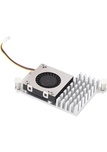 Raspberry Pi 5 Için Aktif Soğutucu (B), Aktif Soğutma Fanı, Alüminyum Soğutucu, Termal Pedli