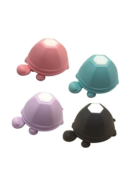 6ADET Şirin Kaplumbağa Silikon Kulaklık Sarıcı ve Telefon Tutucu Emme Pedli Stand Çok Amaçlı Tasarım Pratik Kullanım Için Mor fırsatları