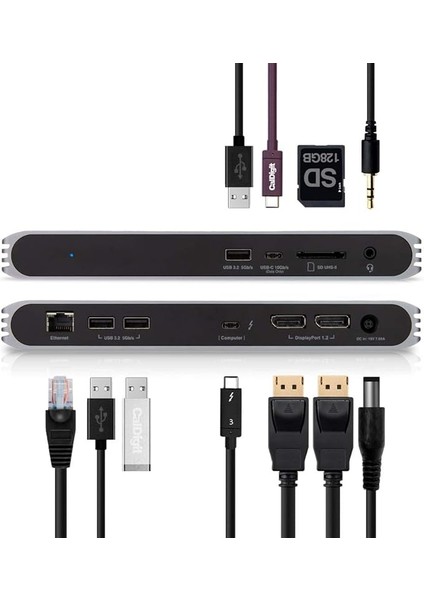 Usb-C Pro Dock, Usb-C &amp; Thunderbolt 3 Universal Dock