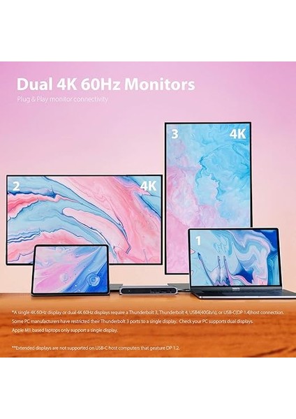 Usb-C Pro Dock, Usb-C &amp; Thunderbolt 3 Universal Dock fiyatları