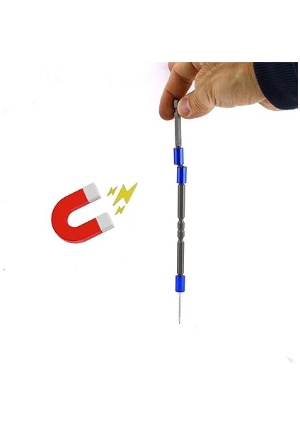 Adet Mıknatıslı Bits Uç Ph2 65 mm Renkli Vida Tutucu Sökme Yıldız Matkap Vidalama Ucu S2 Çeliği fırsatları