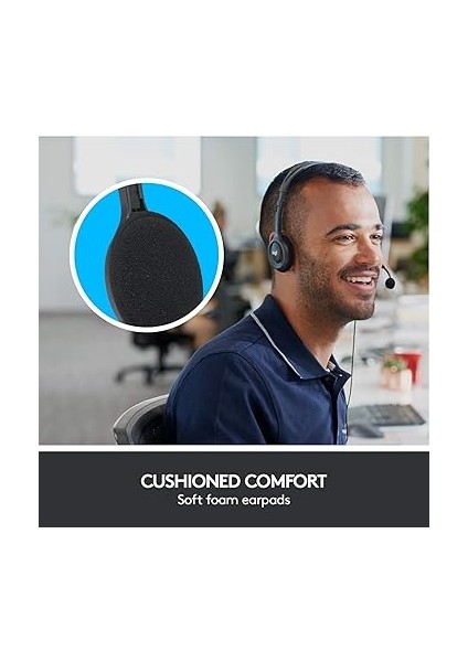 H111 Kablolu Stereo Kulak Üstü Mikrofonlu Kulaklık, Standart 3.5 mm Jak Girişi, 235 Kablo Uzunluğu, Siyah modelleri