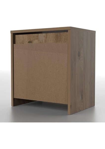 KMD110-CEVIZ Tek Çekmeceli Komodin fırsatları