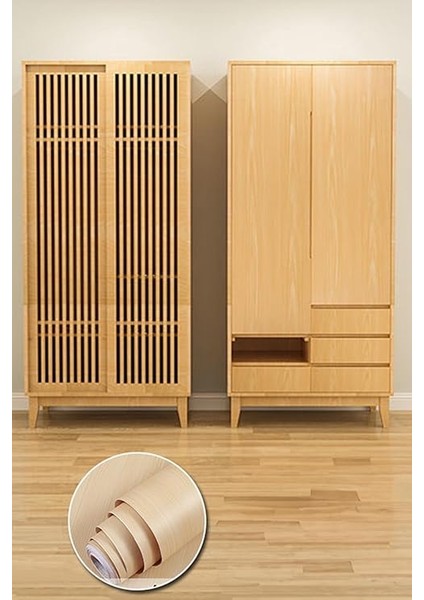 Şık Ahşap Görünümlü Yapışkanlı Folyo Tezgah Dolap Mobilya Kaplama Folyosu 5 Metre x 60 cm 1450 modelleri