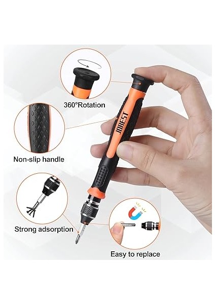 24 Adet Hassas Mekanik Tornavida Seti, Mini Alet Seti, Torx T1 T2 T3 T5 T6 T8 T9 T15, Triwing Y00, Yıldız P2/p5, Phillips PH00, -1.5/2.0, Vs., Ps4, Switch, Laptop, Pc, Gözlük, Saatler Için fiyatları