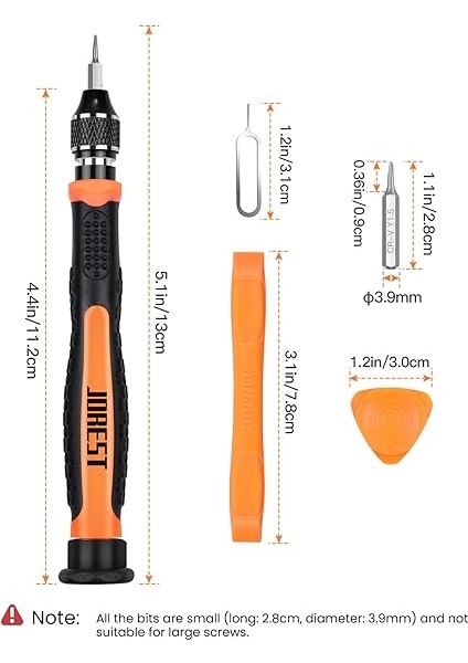 24 Adet Hassas Mekanik Tornavida Seti, Mini Alet Seti, Torx T1 T2 T3 T5 T6 T8 T9 T15, Triwing Y00, Yıldız P2/p5, Phillips PH00, -1.5/2.0, Vs., Ps4, Switch, Laptop, Pc, Gözlük, Saatler Için modelleri