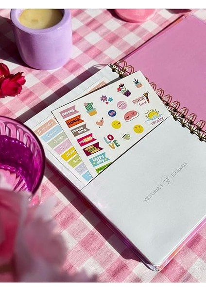 Journals Spiralli Sert Kapak 2025 Haftalık Motivasyon Ajandası A5 modelleri