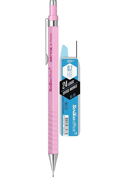 Offıce Aero-X Versatil 0.7 mm Pembe &amp; Sl-24 Min Hb 2'li Blister fiyatları