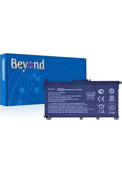 Yedek Batarya Hp HT03XL, Hp 340 G5 348 G5 245 G7 255 G7 256 G7, L11421-1C2 HSTNN-LB8M TPN-C135 TPN-Q208 TPN-Q209 TPN-Q210 Tpn-Iş Için 130 Tpp N-I131 TPN-I133 TPN-I134 L11119-855 L11421-422. fırsatları