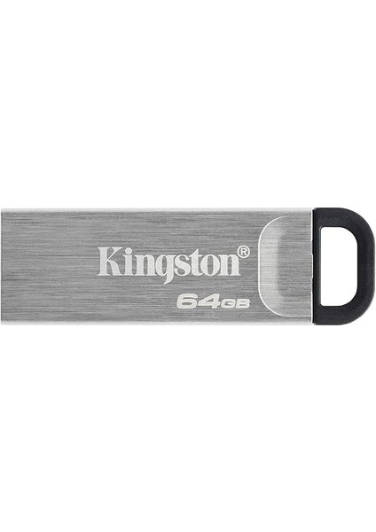 Datatraveler Kyson 64GB USB Flash Bellek Şık, Kapaksız Metal Gövdeli 200MB/S Ye Varan Okuma DTKN/64GB