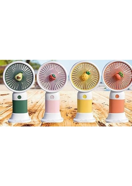 Mini El Fanı ve Masa Fanı Soğutucu Pervane Taşınabilir Şarj Edilebilir modelleri
