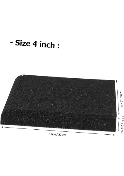 2 Adet Yüksek Yoğunluklu Hoparlör Izolasyon Pedleri Müzik Ekipmanı Için Darbe Sünger Matlar fiyatları